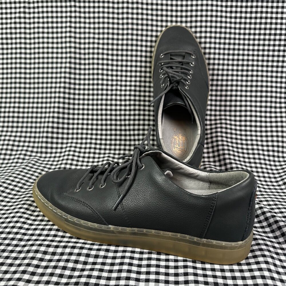 Tcg Cooper Sneaker Grey Leather Lace Up Men's Size Eu 43 / Us 10